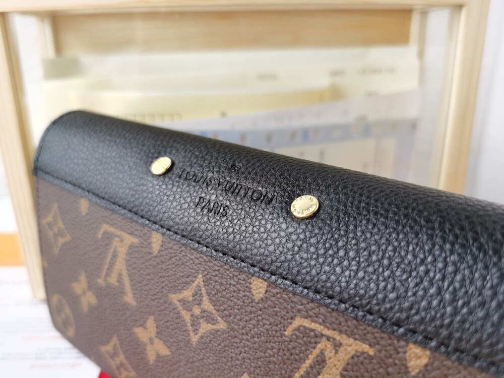 Louis Vuitton Monogram Portefeuille Juliette Long Wallet in Black - Picture 5 of 8